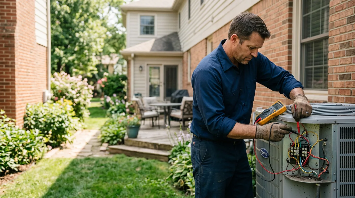 HVAC technician working near Millersburg, KY